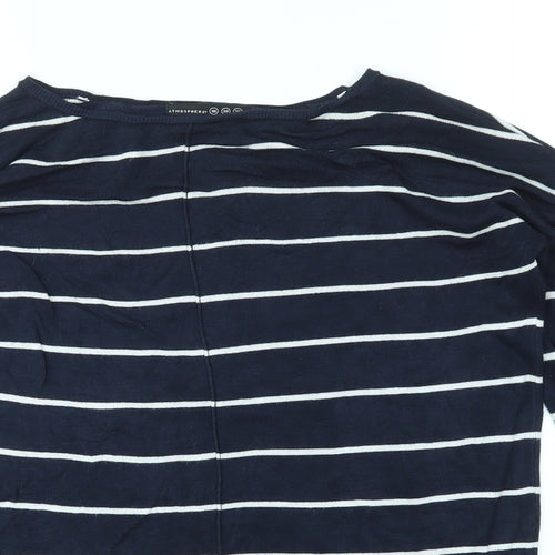 Primark Womens Multicoloured Striped  Pullover Jumper Size 10