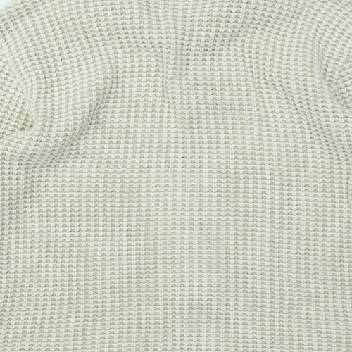 Finest Womens Ivory   Full Zip Jumper Size S