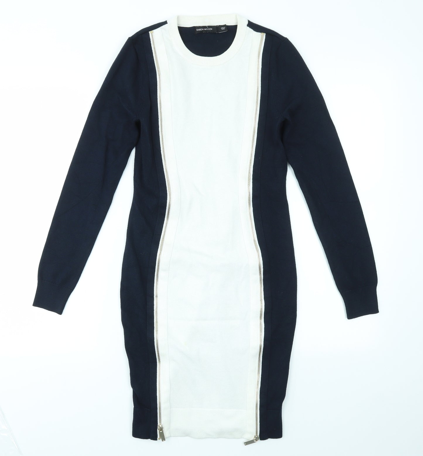 Karen Millen Womens Blue   Fit & Flare  Size S