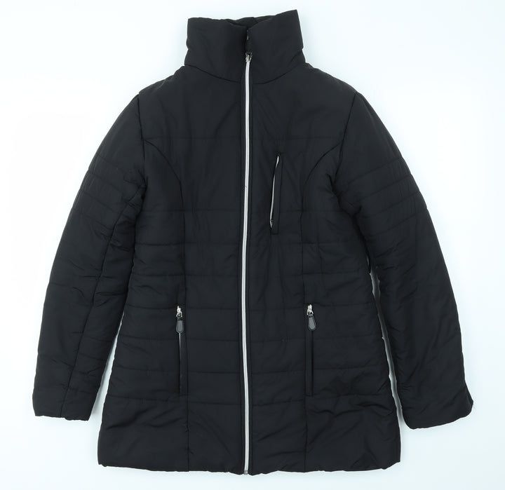 SUGAR CANDY Womens Black Jacket Coat Size 10