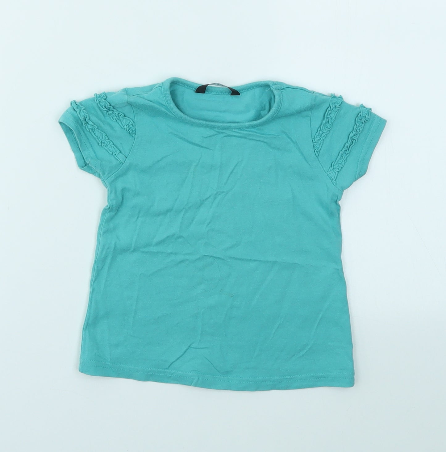 George Girls Green   Basic T-Shirt Size 12-18 Months