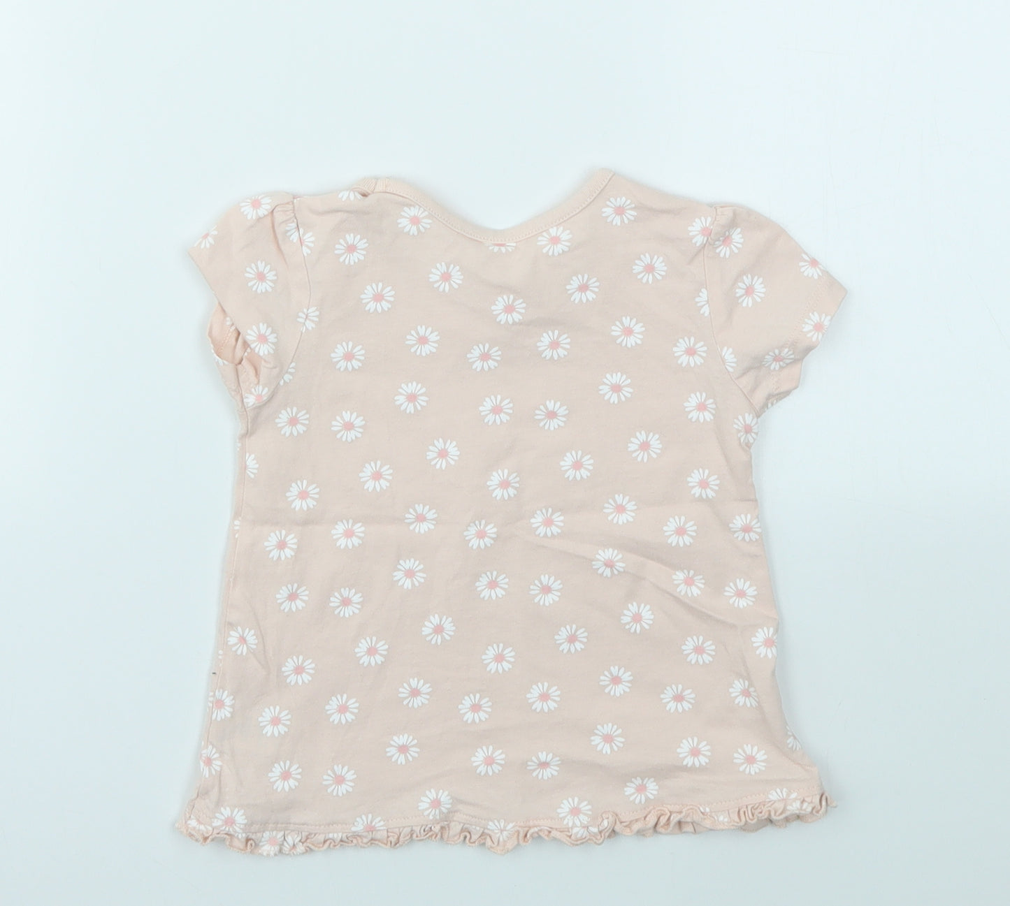 George Girls Multicoloured Floral  Basic T-Shirt Size 12-18 Months
