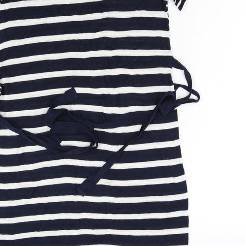 NEXT Womens Blue Striped Knit Jumper Dress  Size 10