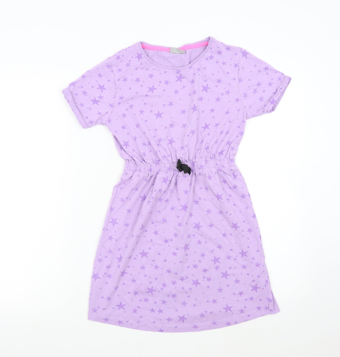 Matalan Girls Purple   T-Shirt Dress  Size 11 Years