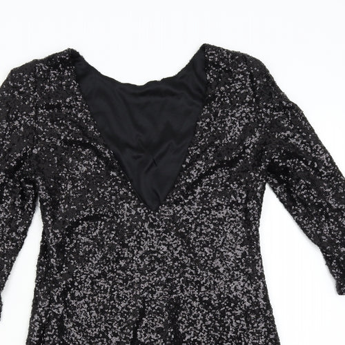 Missguided Womens Black   Bodycon  Size 14
