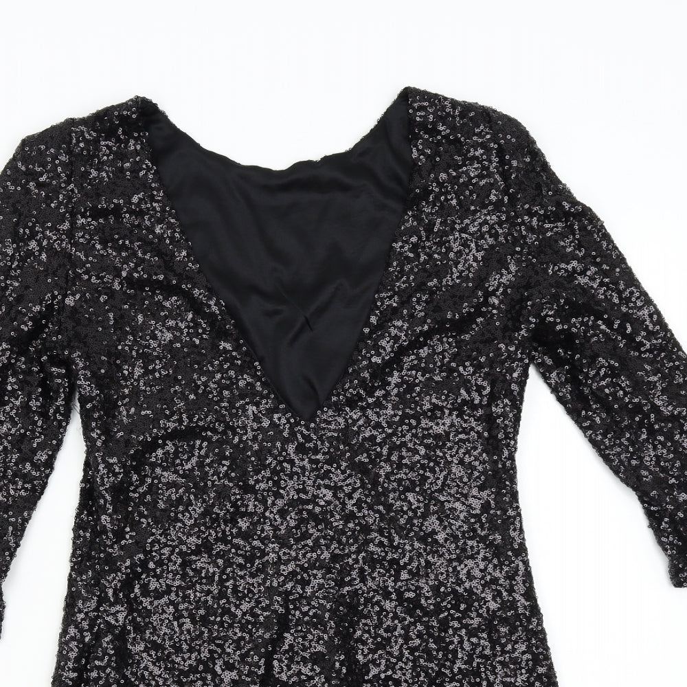 Missguided Womens Black   Bodycon  Size 14