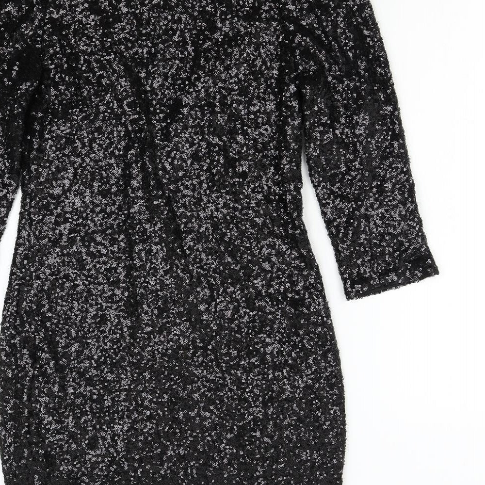 Missguided Womens Black   Bodycon  Size 14