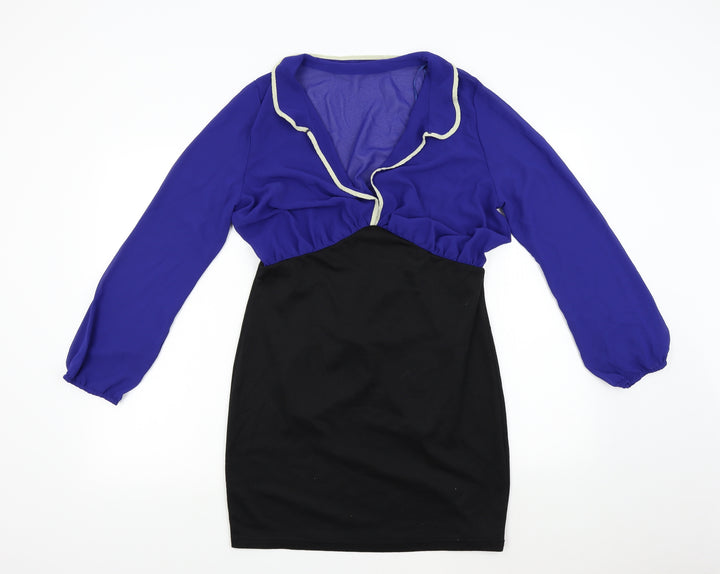Preworn Womens Blue Bodycon Size M