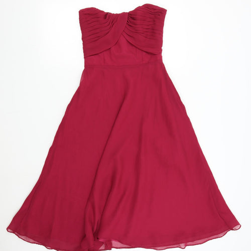 Definitions Womens Pink   Fit & Flare  Size 10