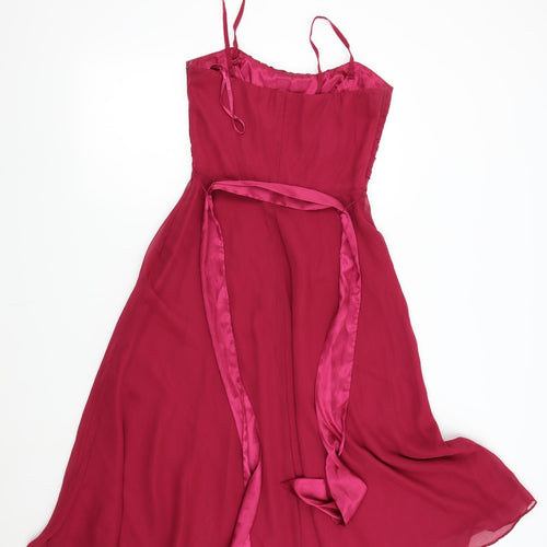 Definitions Womens Pink   Fit & Flare  Size 10