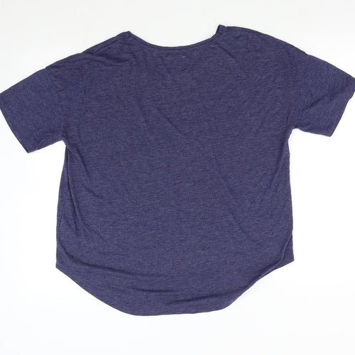Matalan Womens Blue Solid  Top Pyjama Top Size L
