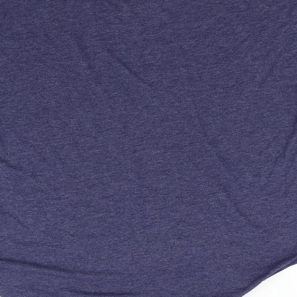 Matalan Womens Blue Solid  Top Pyjama Top Size L