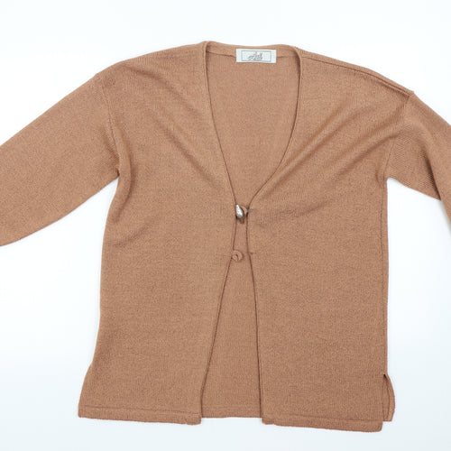 Ash Womens Orange  Knit Cardigan Jumper Size L