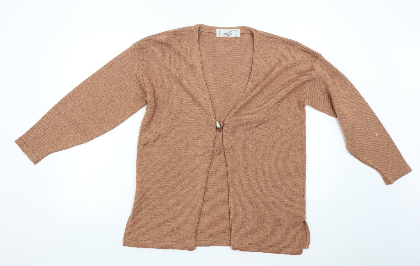 Ash Womens Orange  Knit Cardigan Jumper Size L