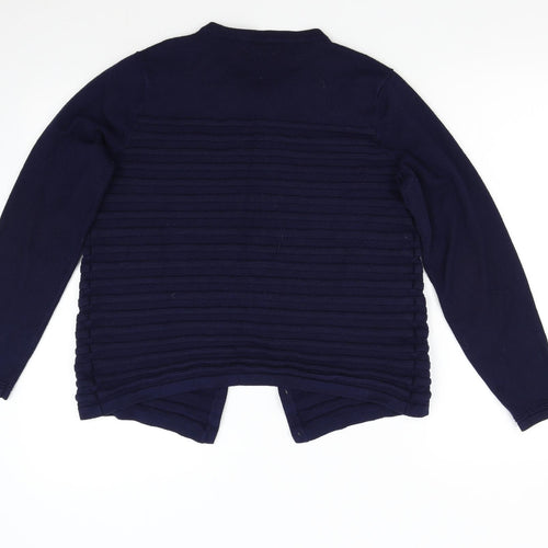 Bonmarché Womens Blue  Knit Cardigan Jumper Size M