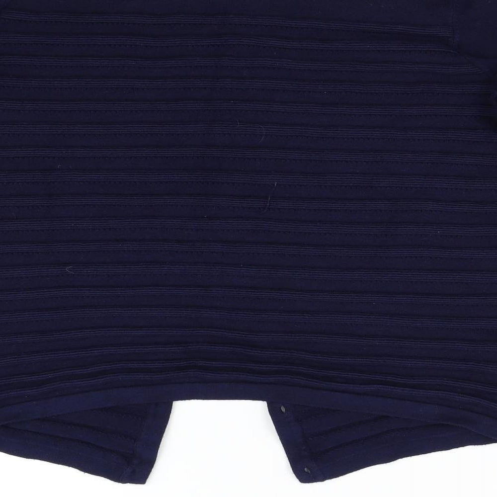 Bonmarché Womens Blue  Knit Cardigan Jumper Size M