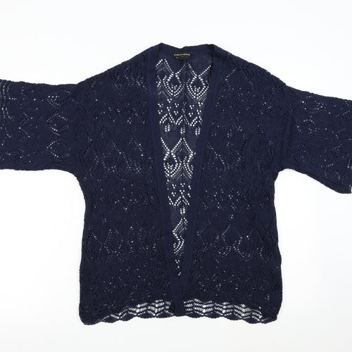 Dorothy Perkins Womens Blue  Knit Cardigan Jumper Size S