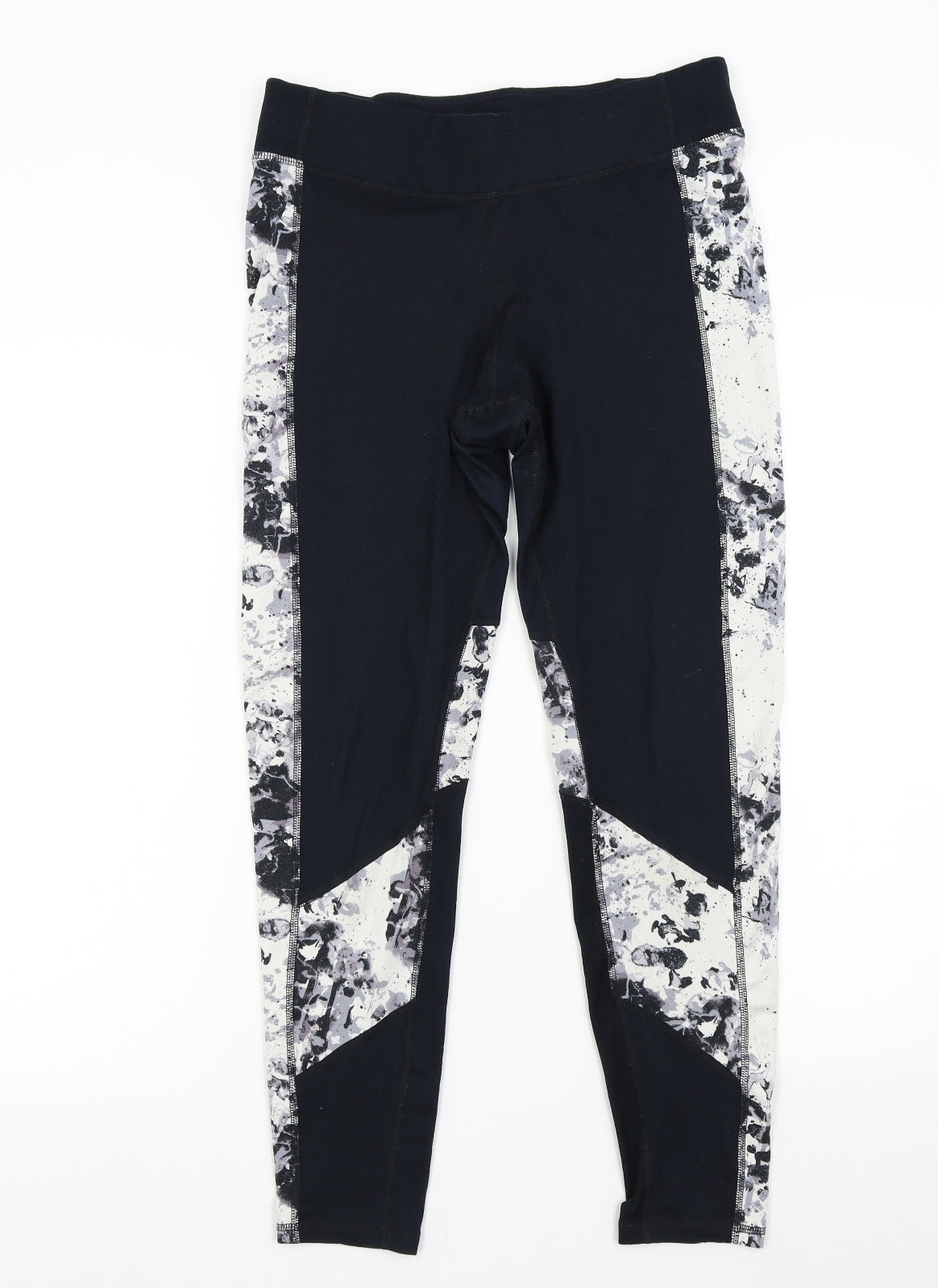 F&F Womens Black   Sweatpants Leggings Size M L27 in