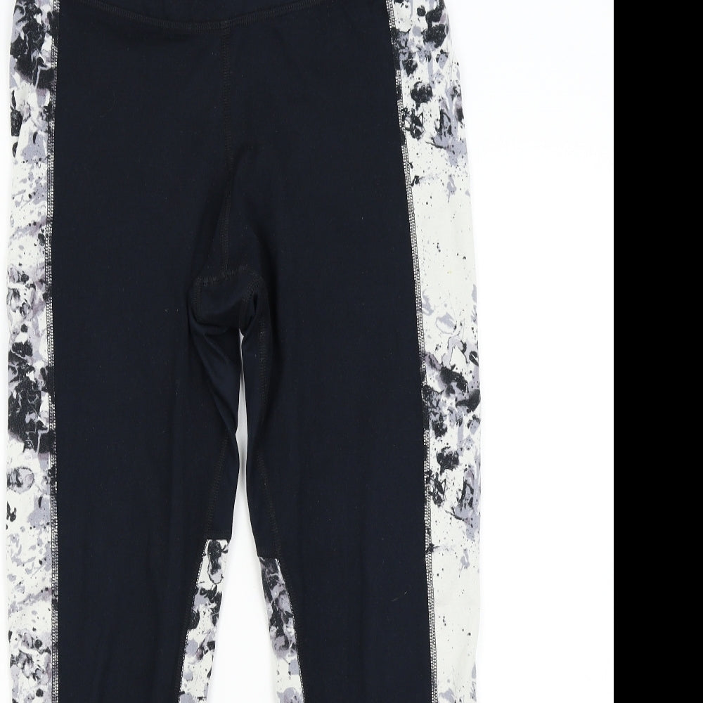 F&F Womens Black   Sweatpants Leggings Size M L27 in