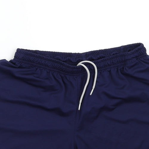 PUMA Mens Blue   Sweat Shorts Size S - Notts County FC