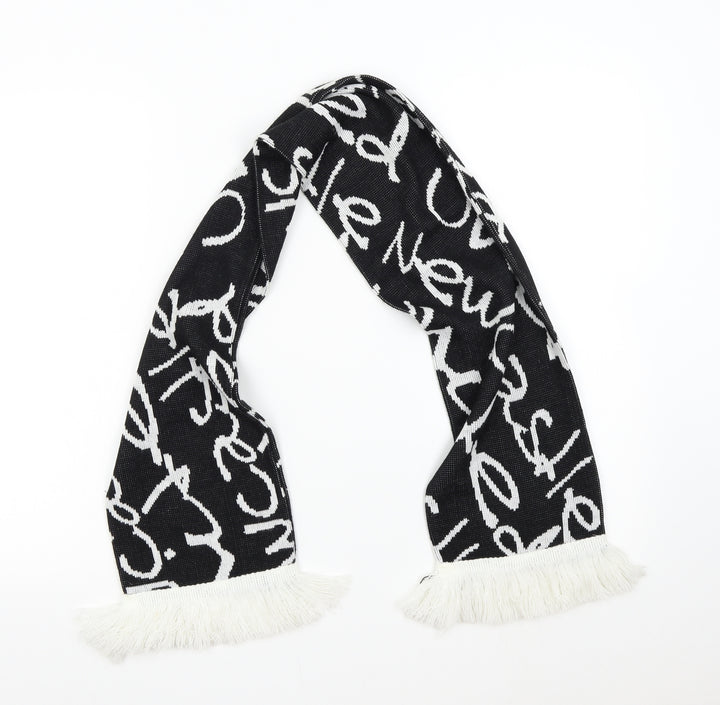 Preworn Unisex Black  Knit  Scarf
