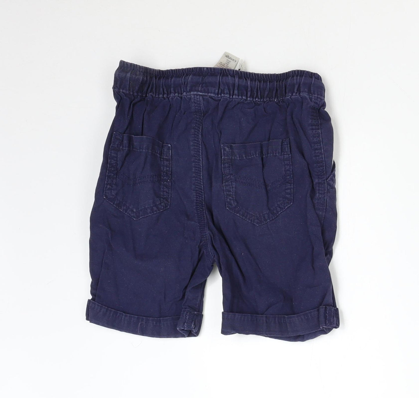 George Boys Blue   Bermuda Shorts Size 3-4 Years