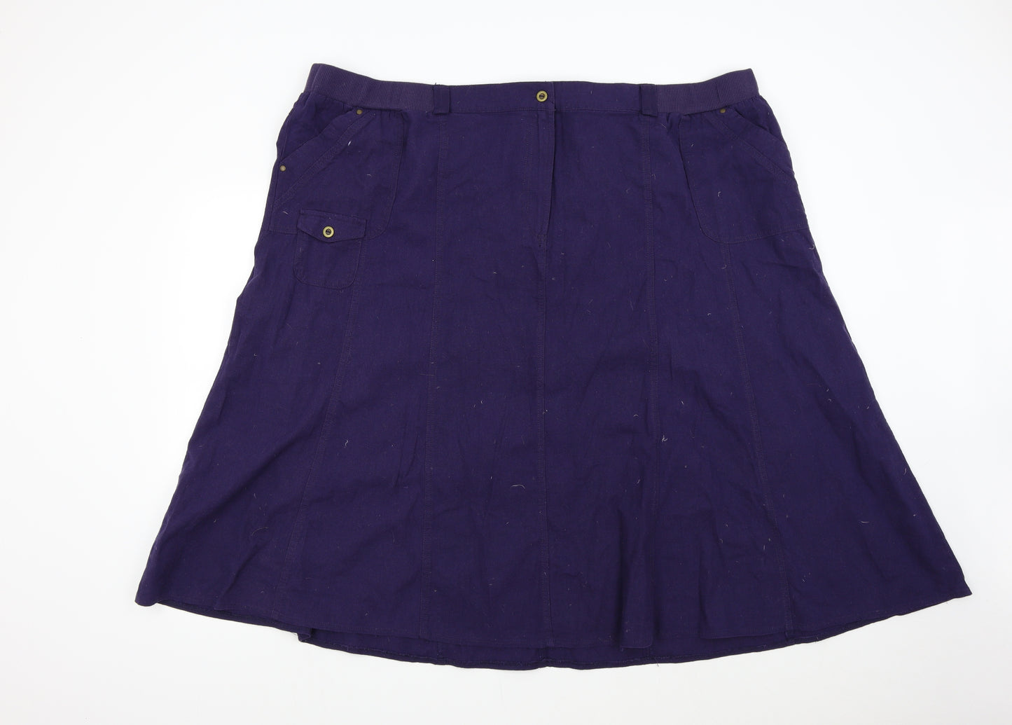Being Casual Womens Blue   A-Line Skirt Size 32