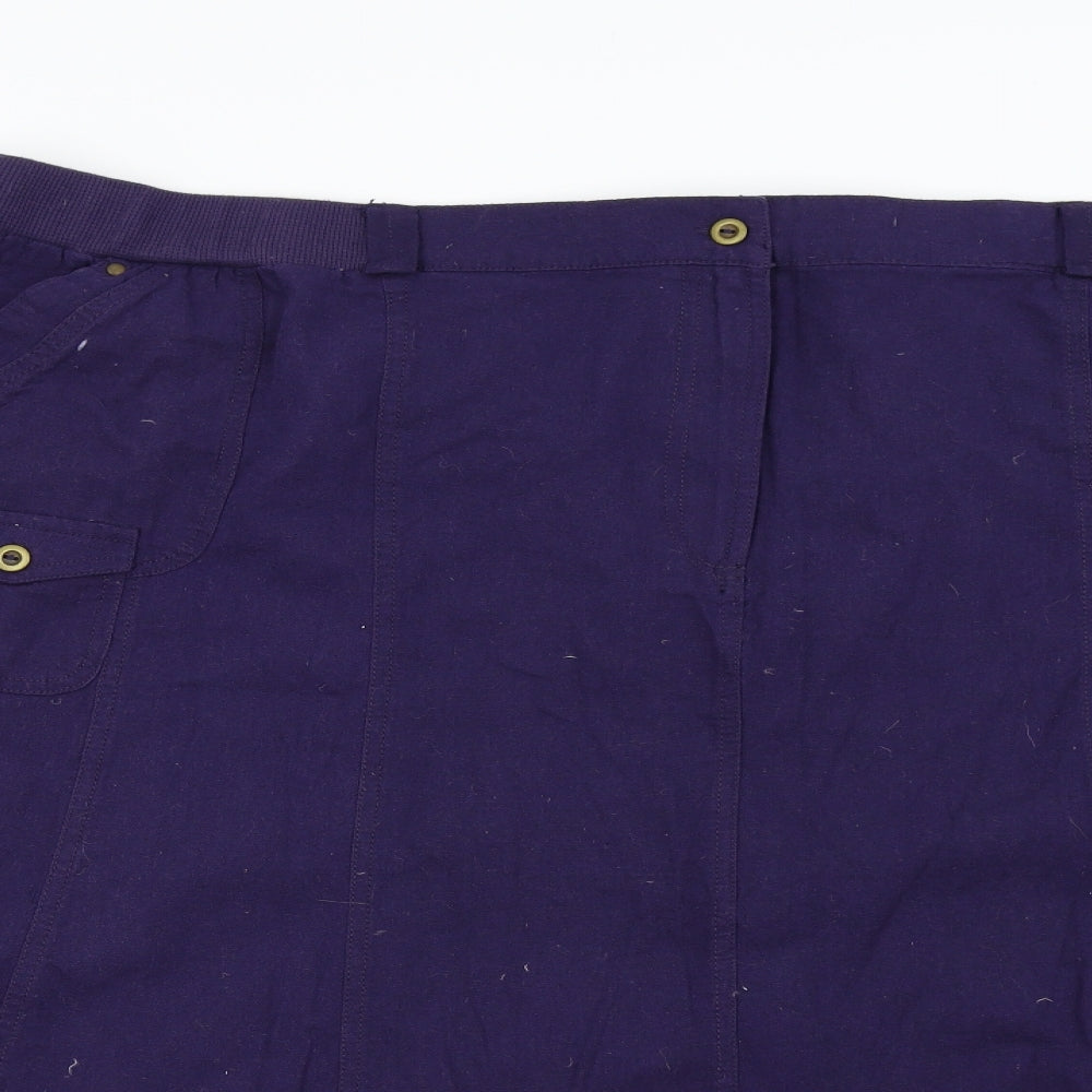 Being Casual Womens Blue   A-Line Skirt Size 32