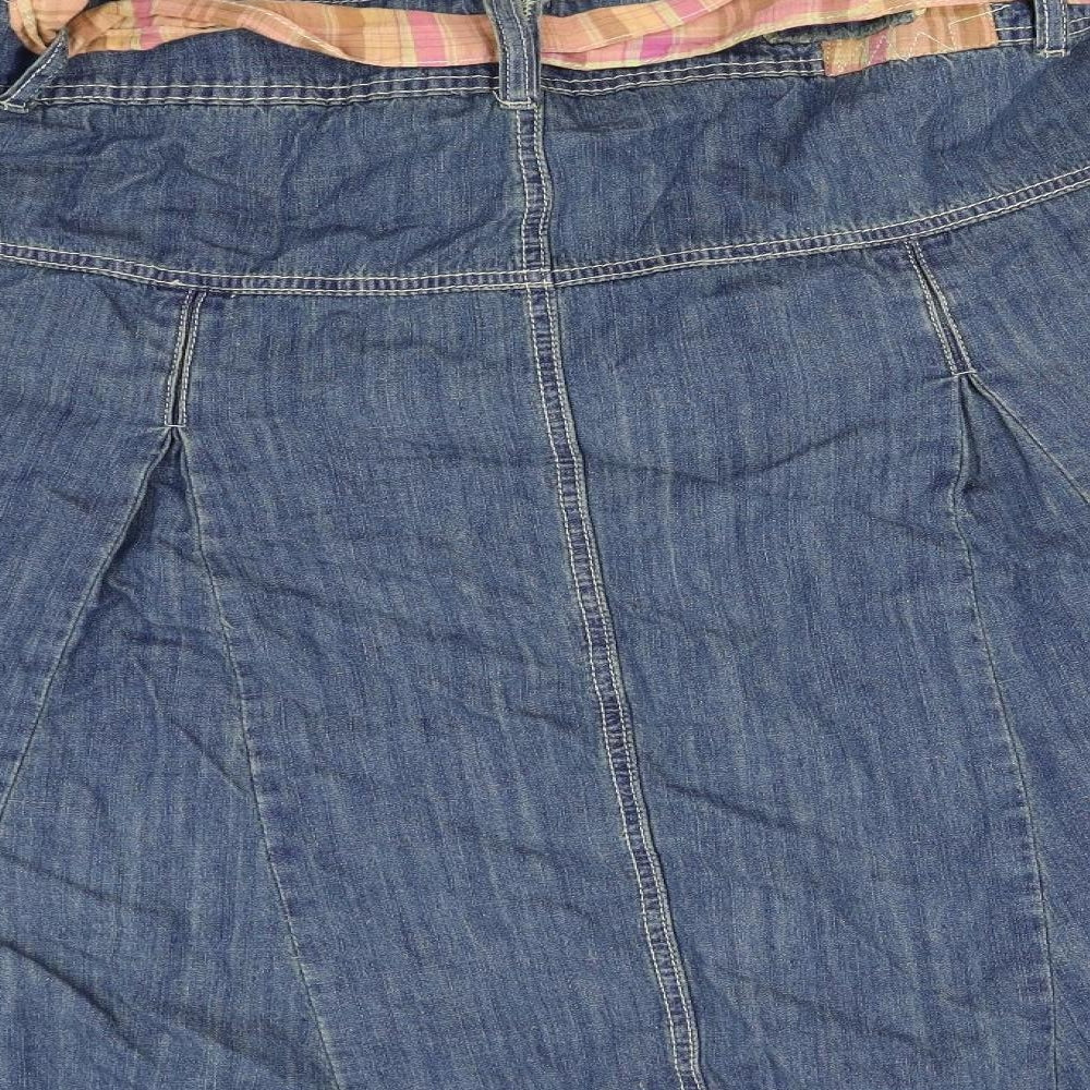 Joe Browns Womens Blue  Denim Flare Skirt Size 32