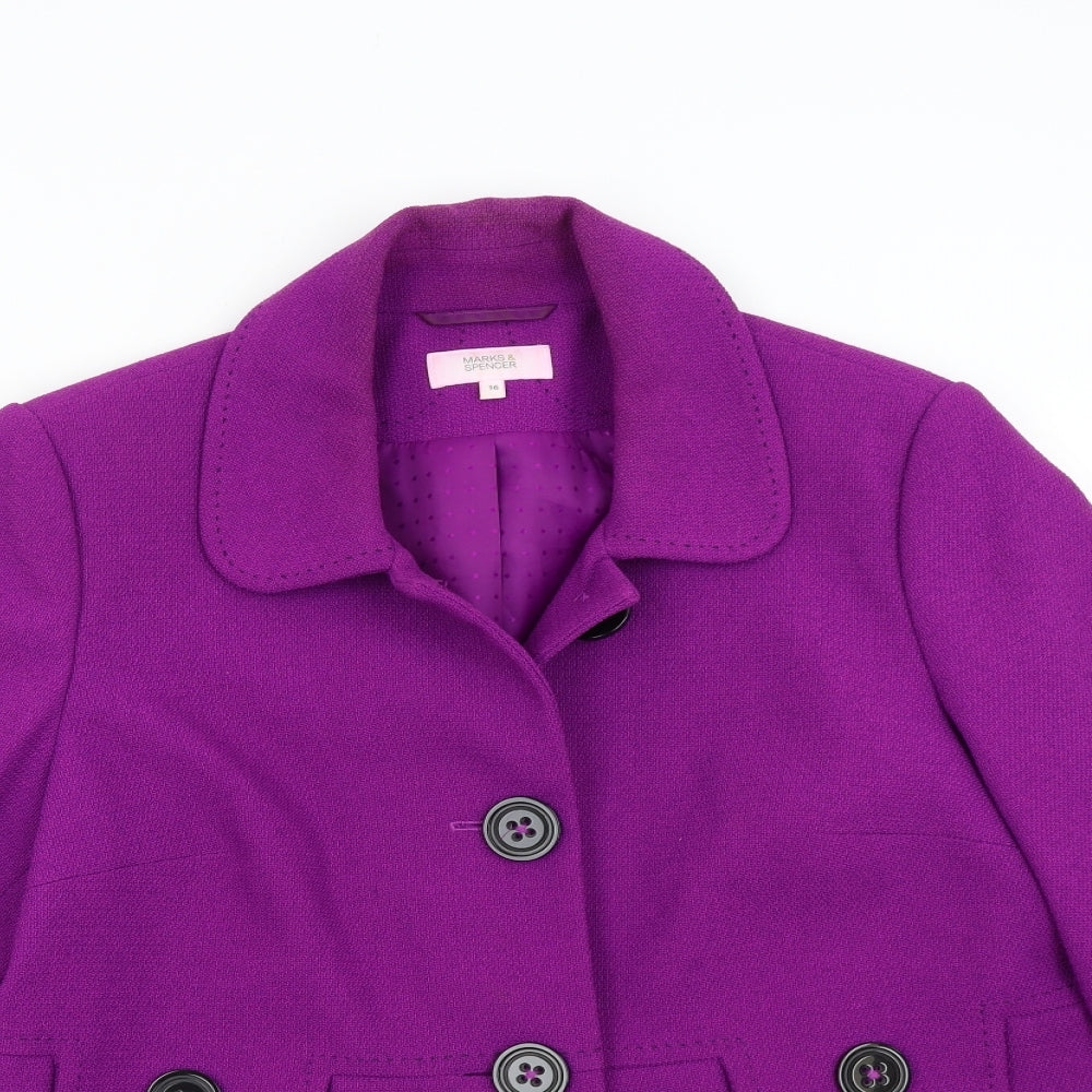 M&S Womens Purple   Jacket  Size 16