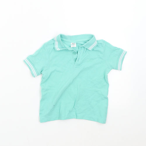 Mini Club Boys Green   Basic Polo Size 18-24 Months