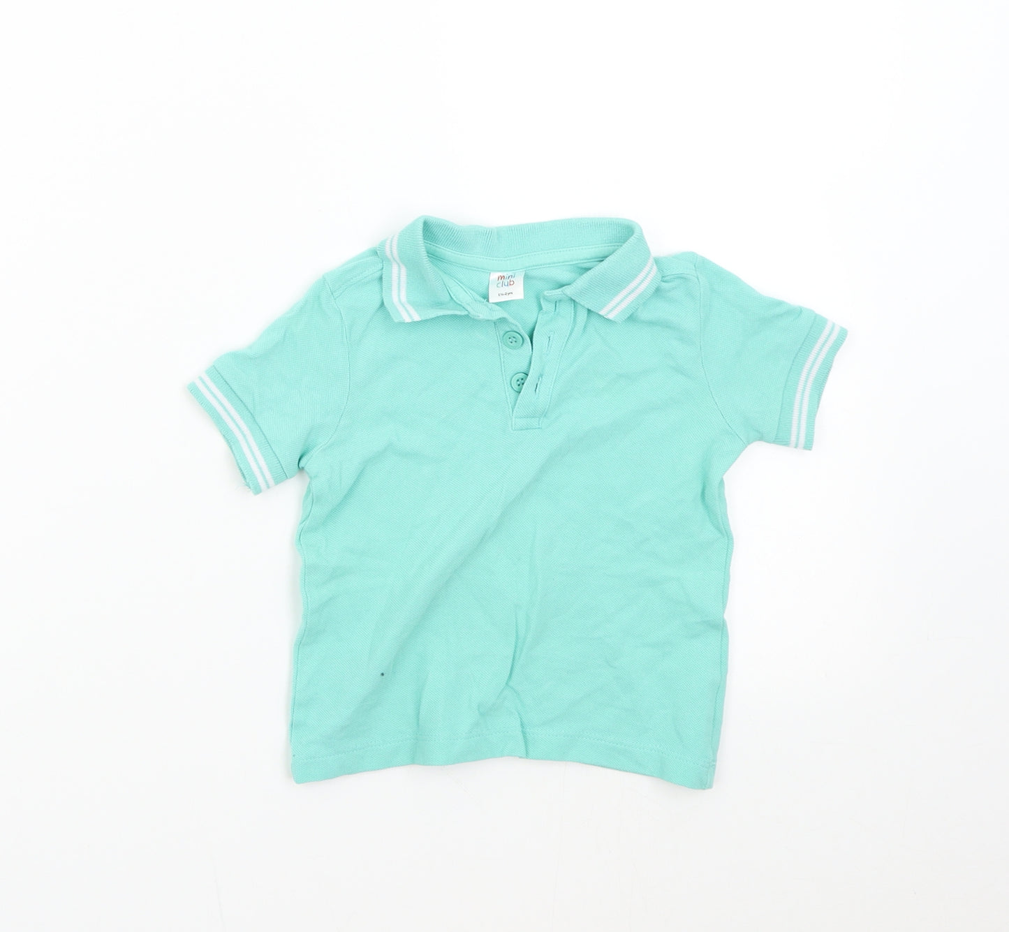 Mini Club Boys Green   Basic Polo Size 18-24 Months