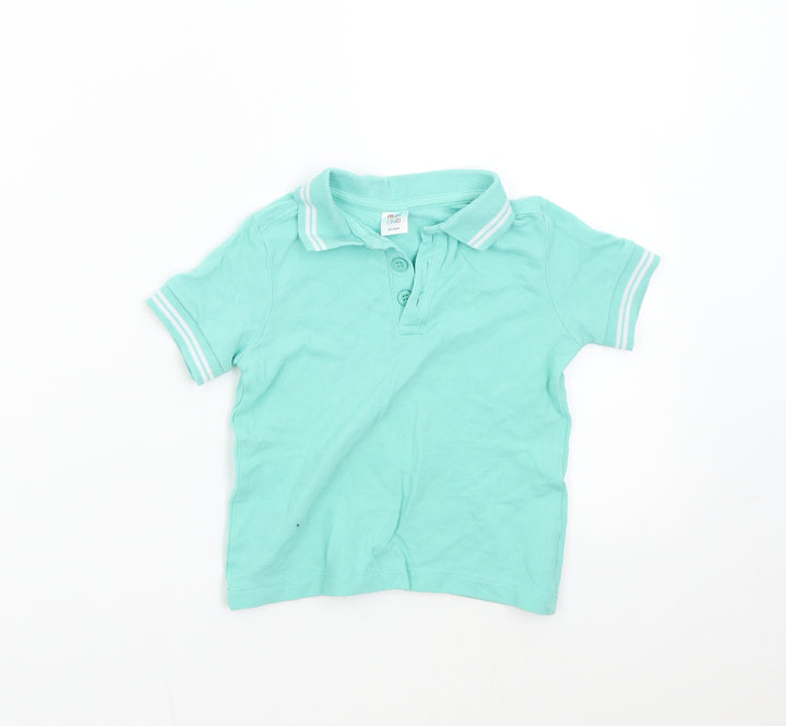 Mini Club Boys Green Basic Polo Size 18-24 Months