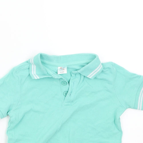 Mini Club Boys Green   Basic Polo Size 18-24 Months
