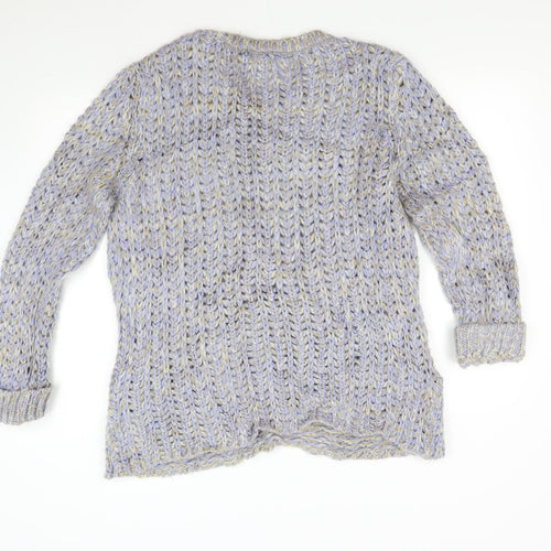 Originals Womens Blue  Knit Pullover Jumper Size M