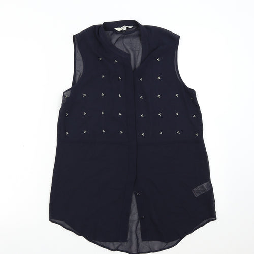 NEXT Womens Blue   Basic Blouse Size 8