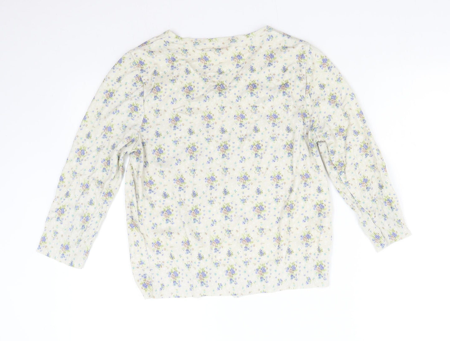 Miss Selfridge Womens Beige   Cardigan Jumper Size 14