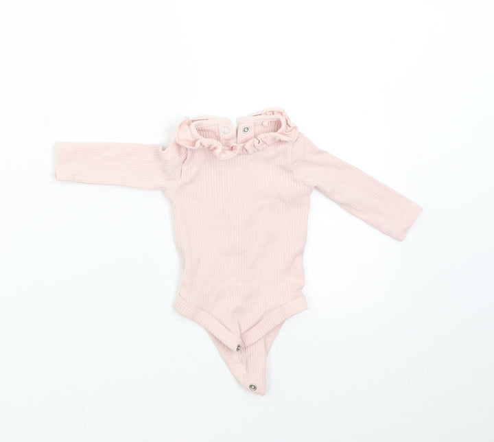 TU Girls Pink Babygrow One-Piece Size Newborn