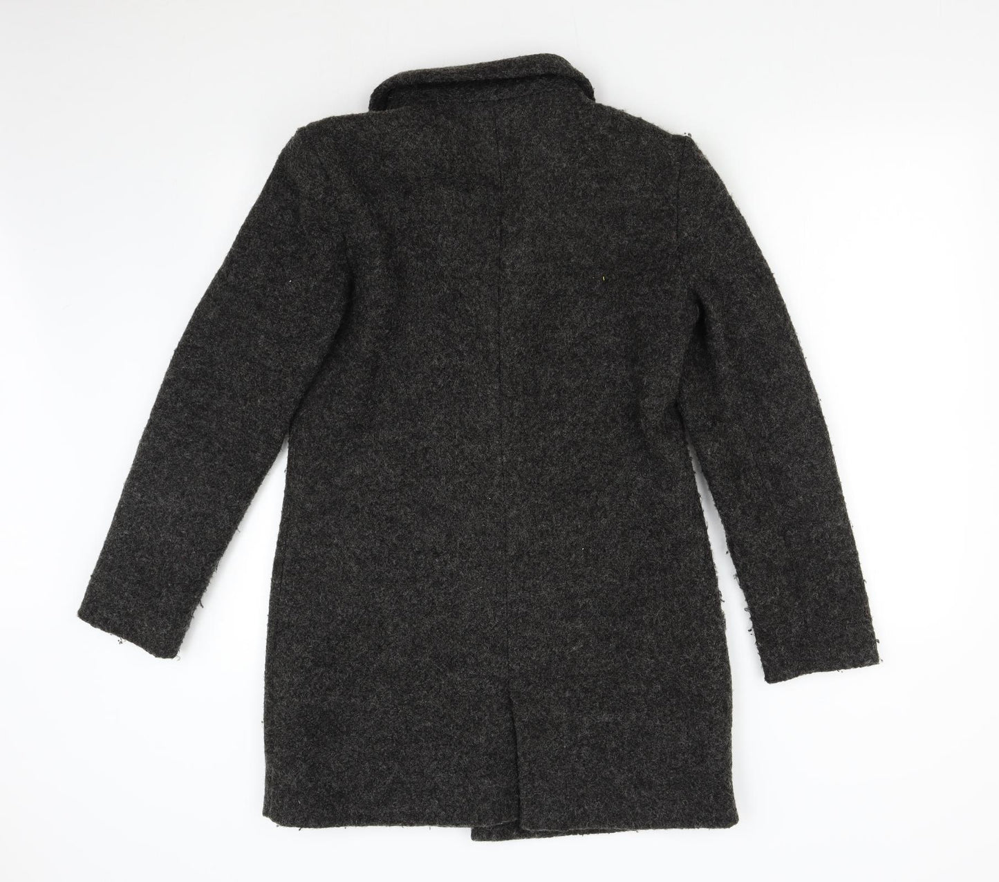 Jaqueline de Young Womens Grey   Overcoat Coat Size M