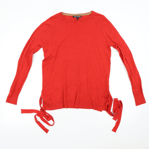 Next Petitte Womens Red  Knit Pullover Jumper Size 8