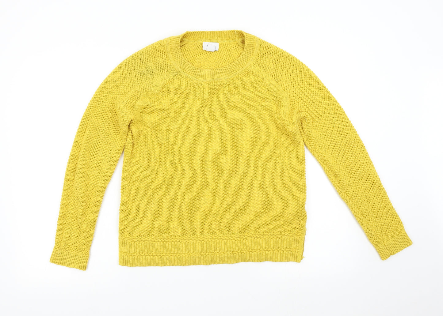 Old Navy Womens Yellow  Knit Pullover Jumper Size M