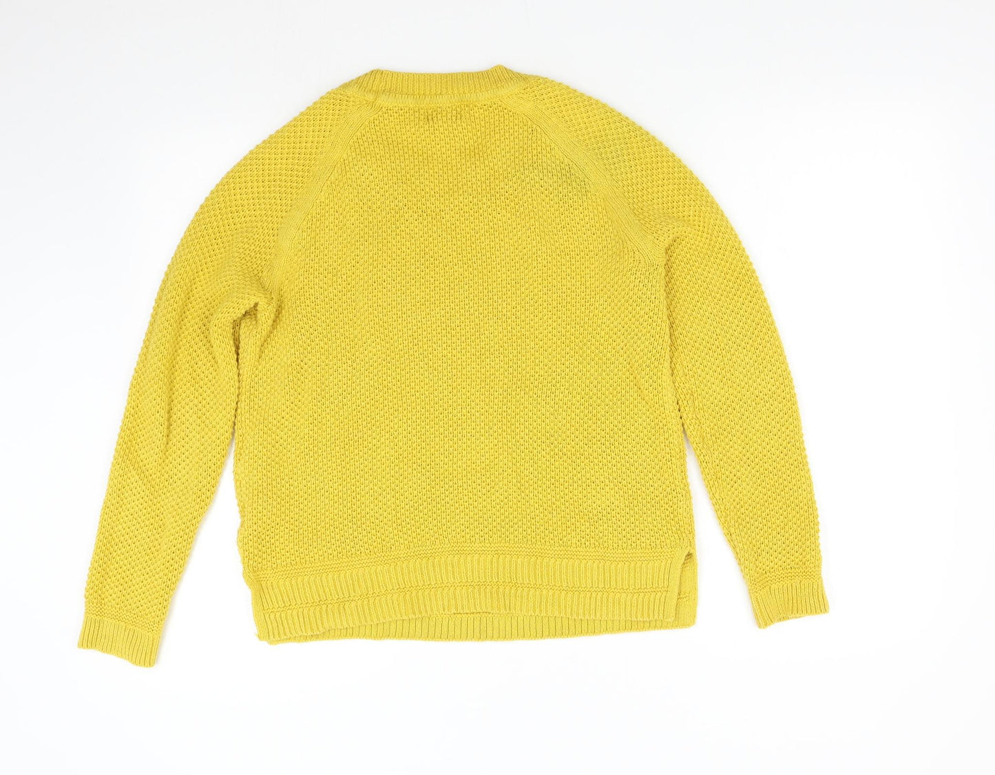 Old Navy Womens Yellow  Knit Pullover Jumper Size M