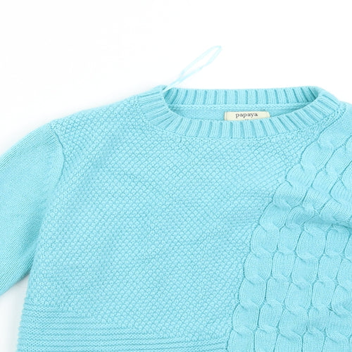 Matalan Womens Green  Knit Pullover Jumper Size M