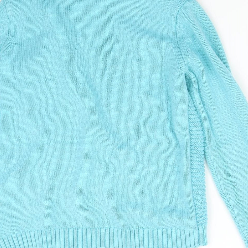 Matalan Womens Green  Knit Pullover Jumper Size M