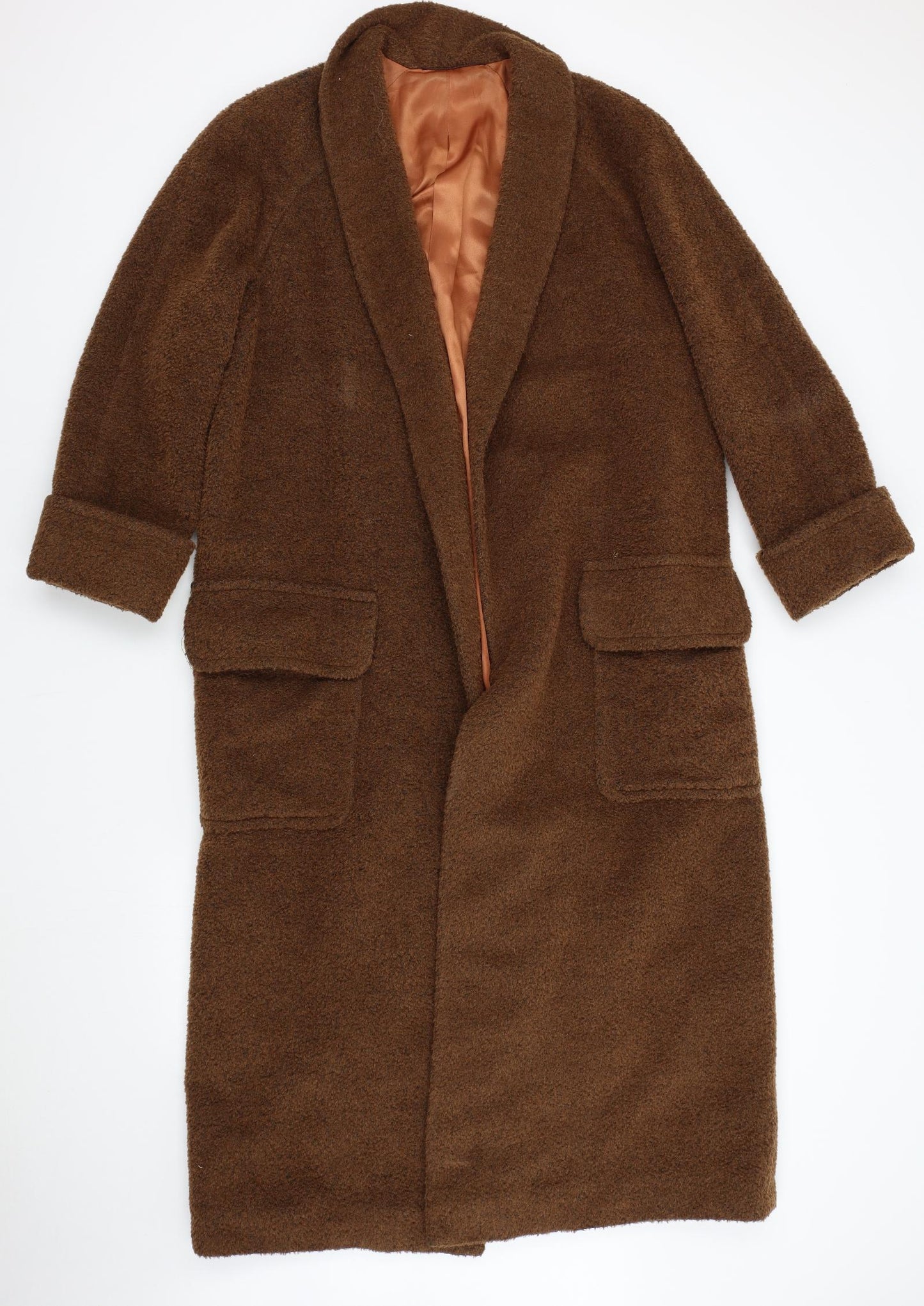 Hobbs Womens Brown   Overcoat Coat Size M