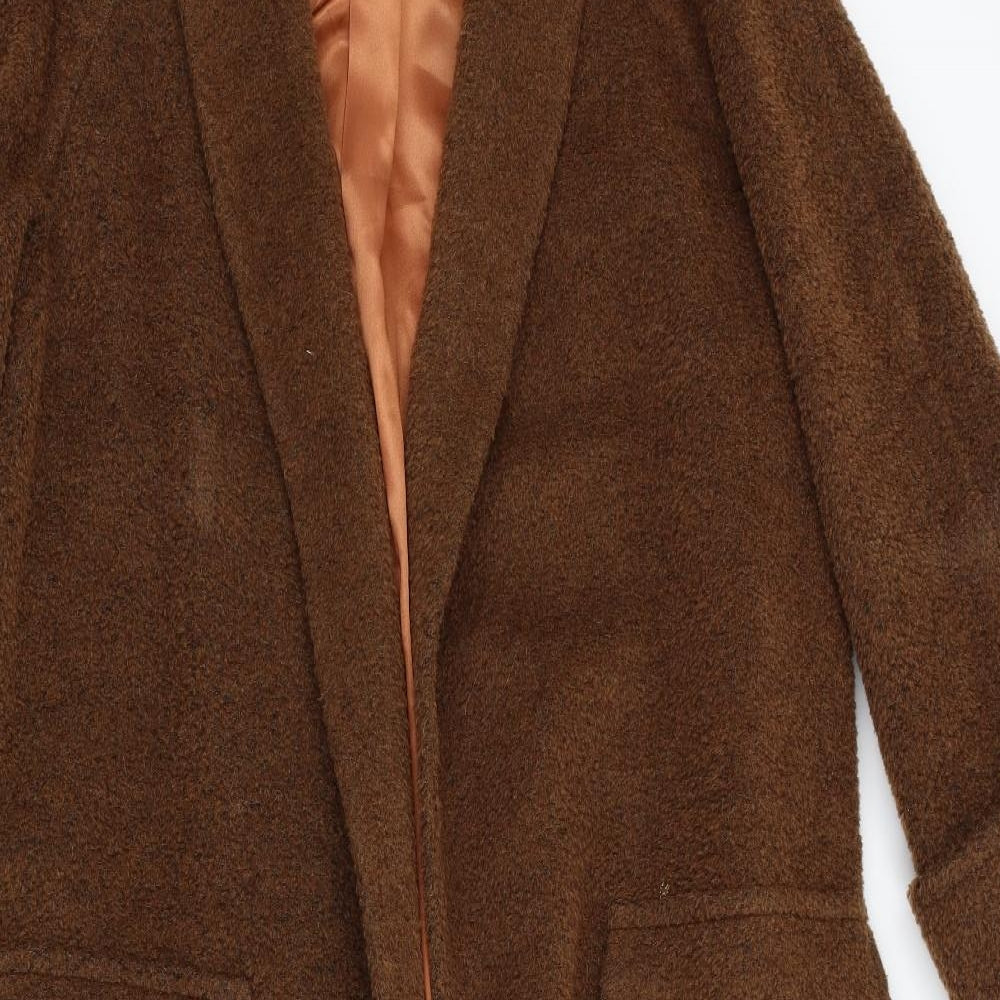 Hobbs Womens Brown   Overcoat Coat Size M
