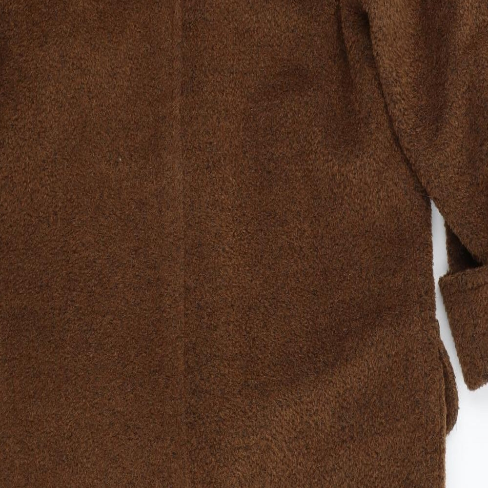Hobbs Womens Brown   Overcoat Coat Size M
