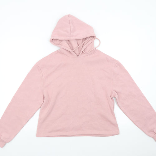 Pieces Womens Pink   Pullover Hoodie Size XS