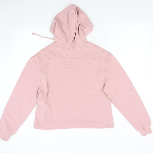 Pieces Womens Pink   Pullover Hoodie Size XS