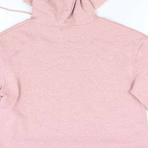 Pieces Womens Pink   Pullover Hoodie Size XS